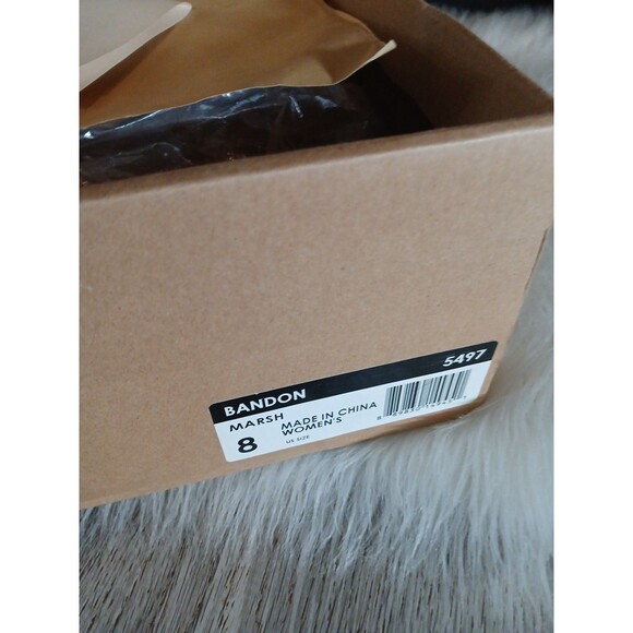 NWT UGG AUSTRALIA Women's Size 8 BANDON MARSH Chestnut Leather and Suede Boots - Picture 10 of 16